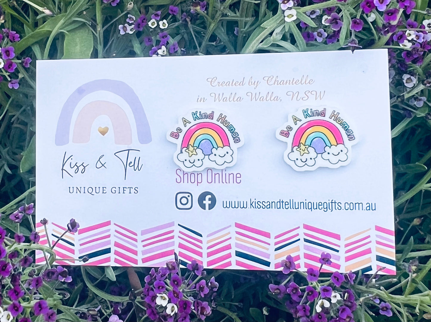 Kindness Statements Stud Earrings