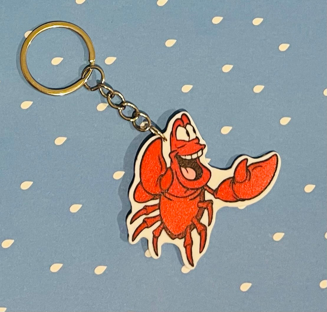 * SALE * Sebastian Crab Keyring