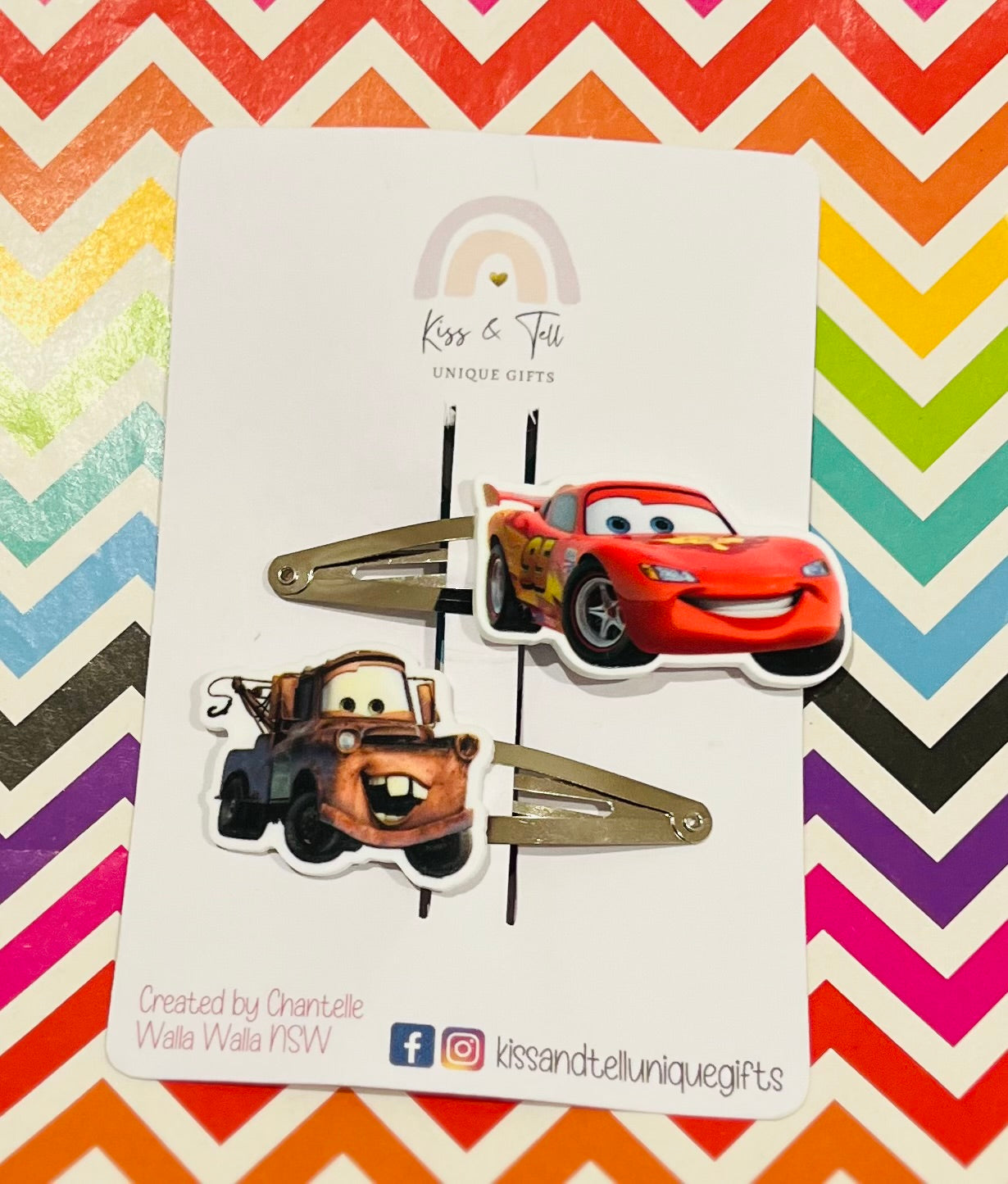 Cars Movie Hair Clips