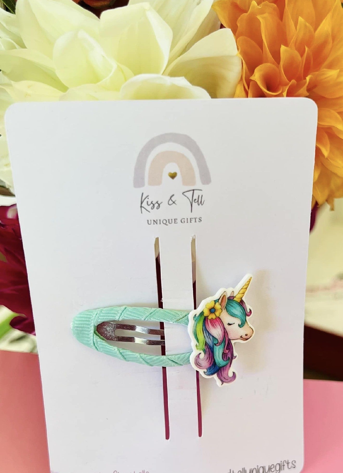 Pretty Unicorn Hair Clips