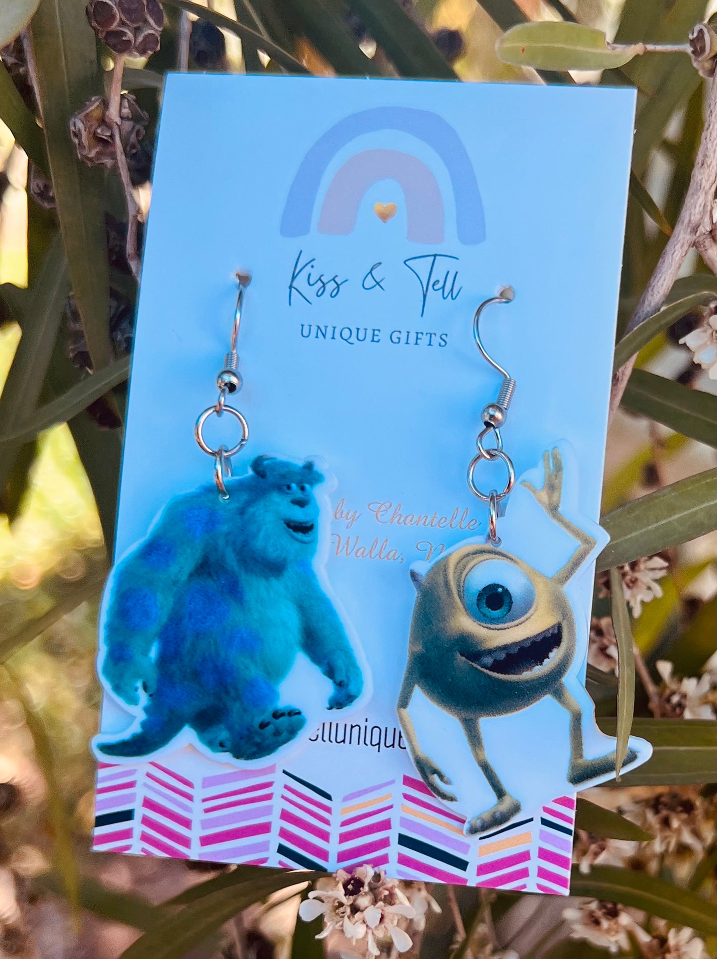 * SALE * Monsters Friends Dangle Earrings