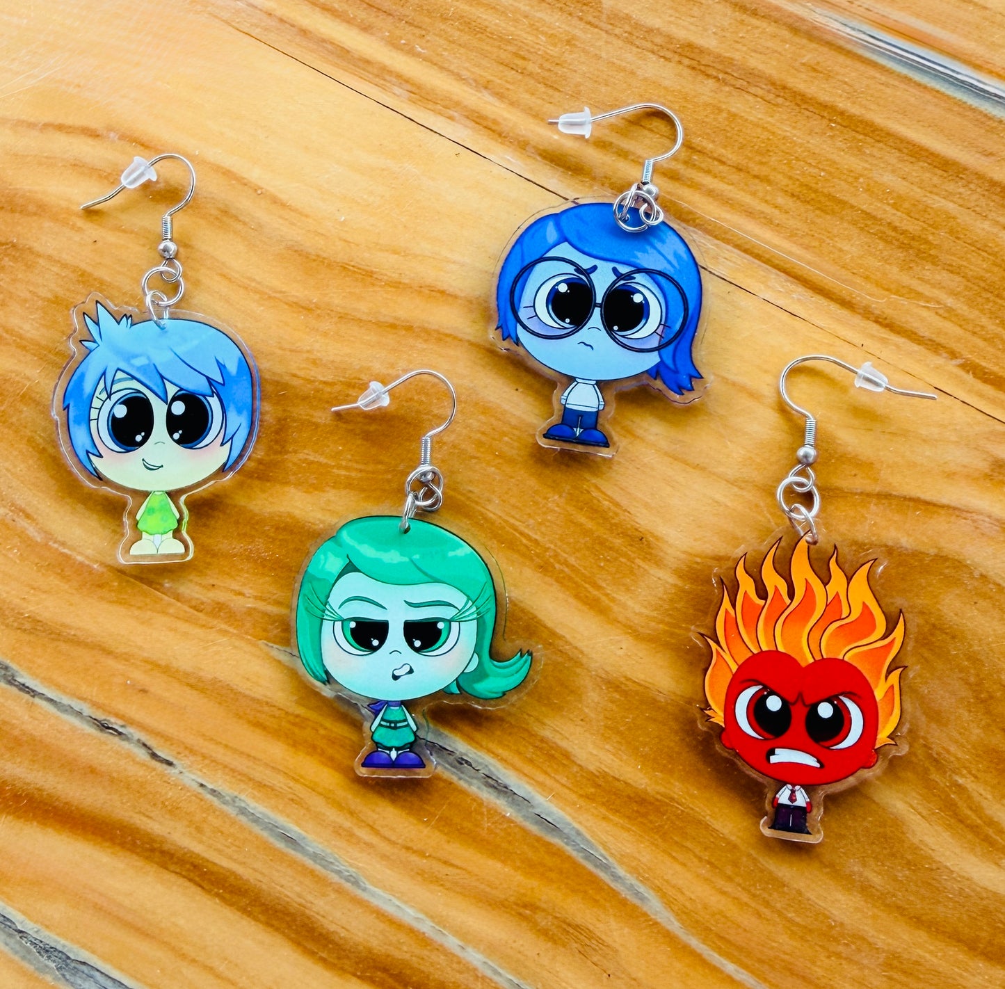 NEW (Double sided) Inside Out Dangle Earrings