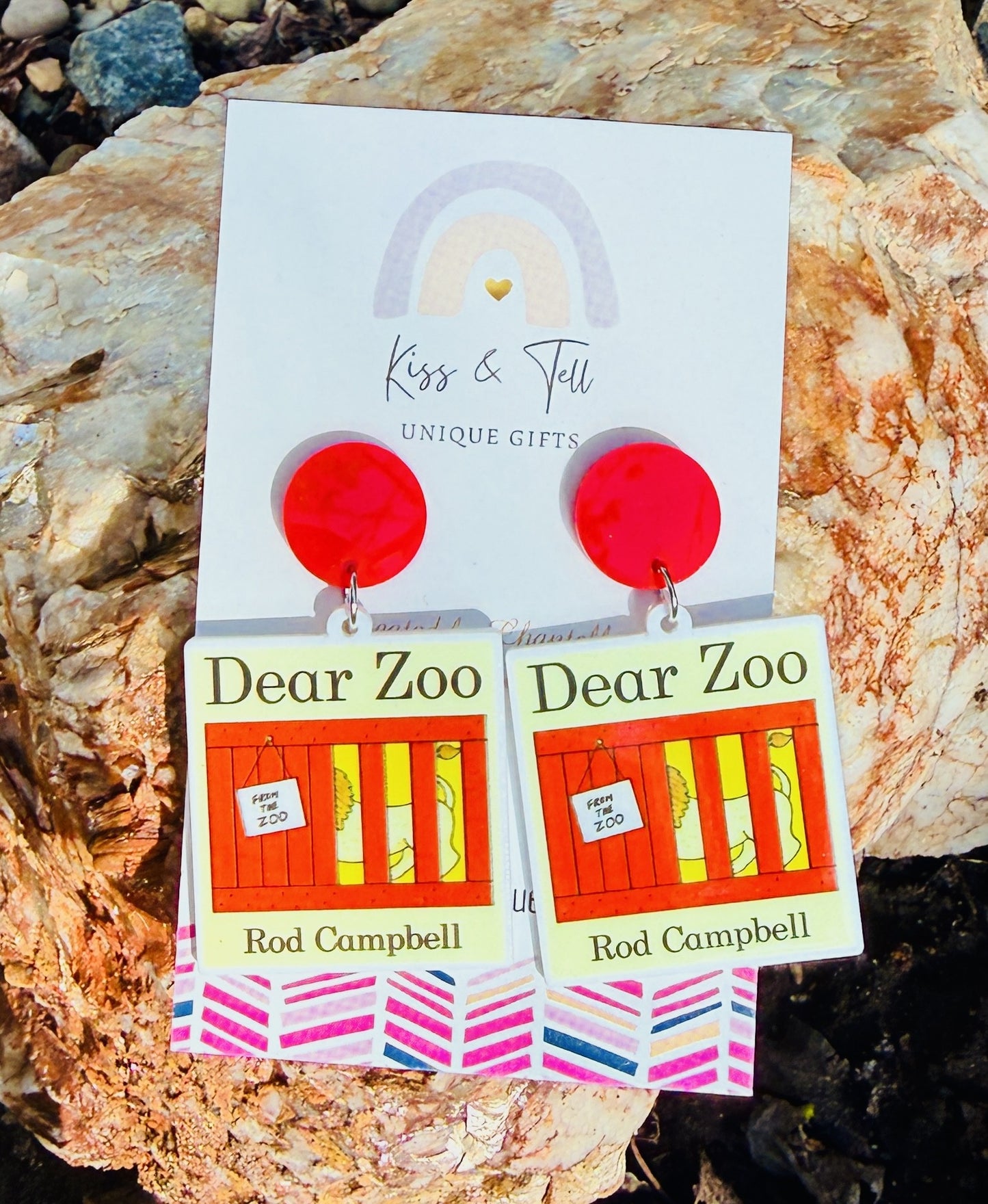 Dear Zoo Book Dangle Earrings