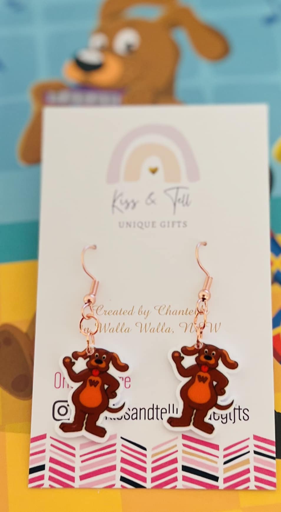 Wags the Dog (Small) Dangle Earrings