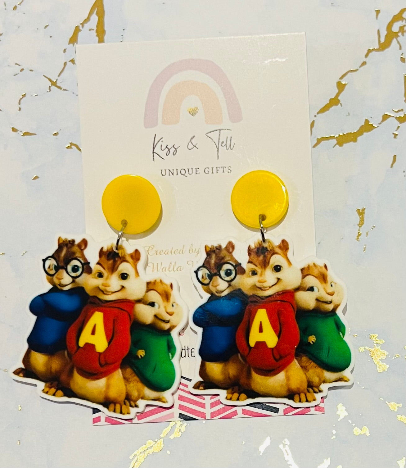 Alvin & The Chipmunks Dangle Earrings
