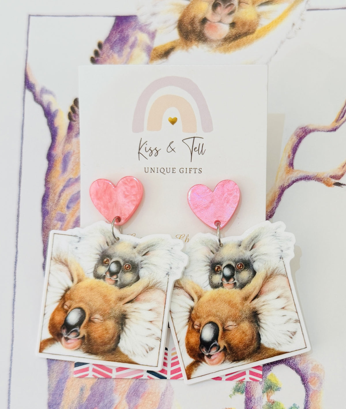 Koala Lou Book Dangle Earrings