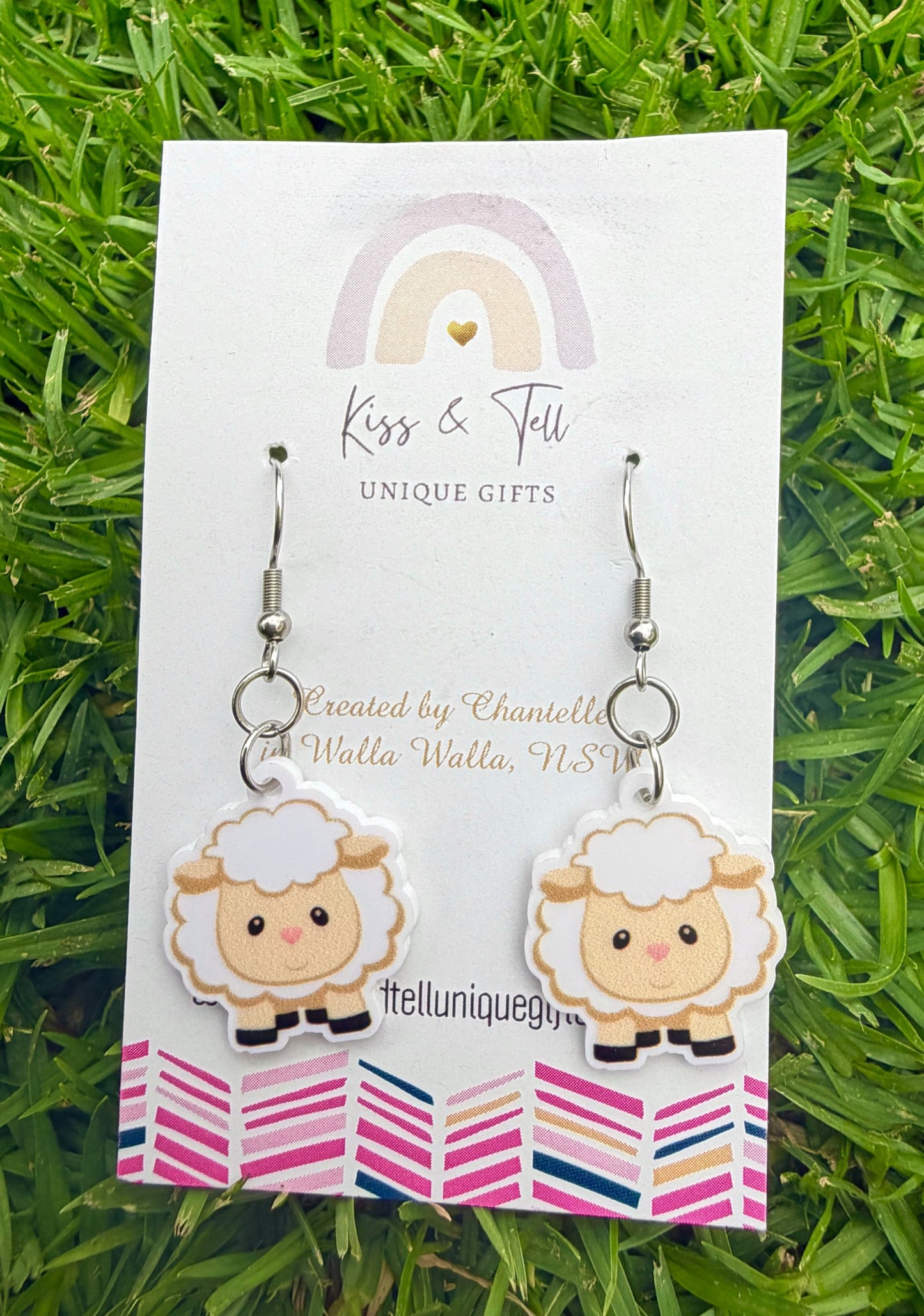 Cute Sheep (Smaller) Dangle Earrings