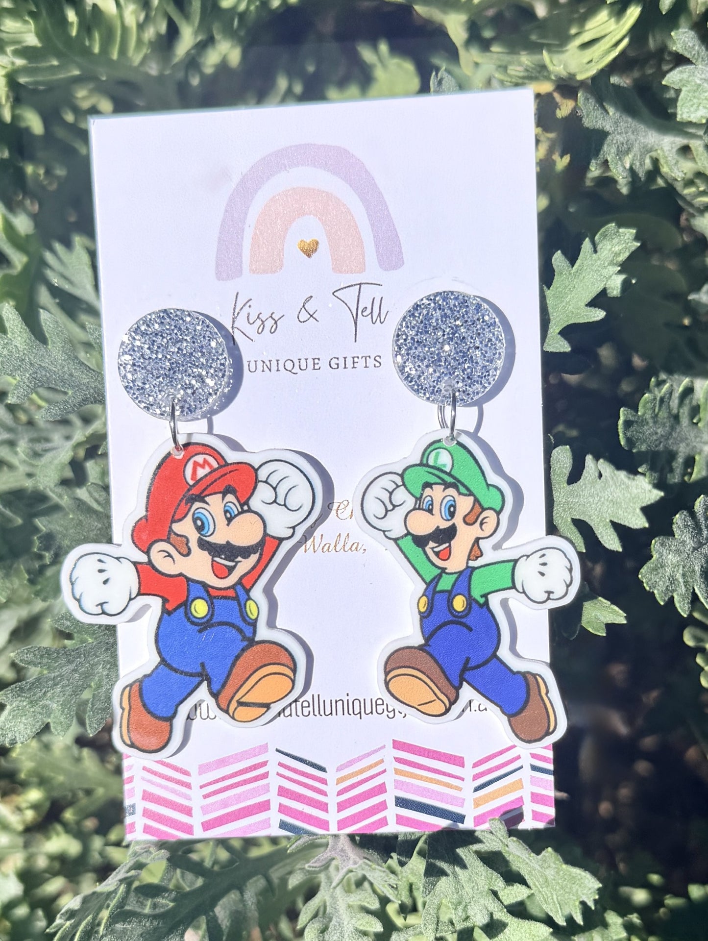 Mario & Luigi Dangle Earrings