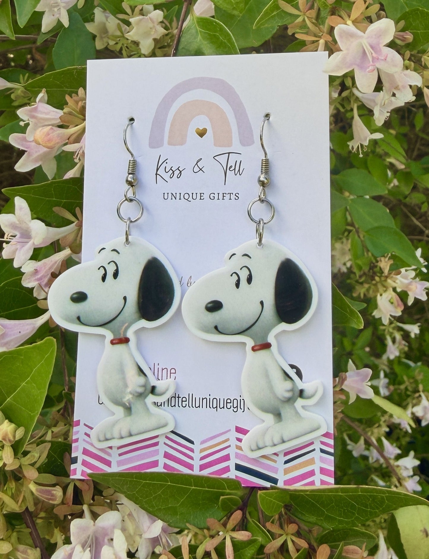 Snoopy Dog Dangle Earrings