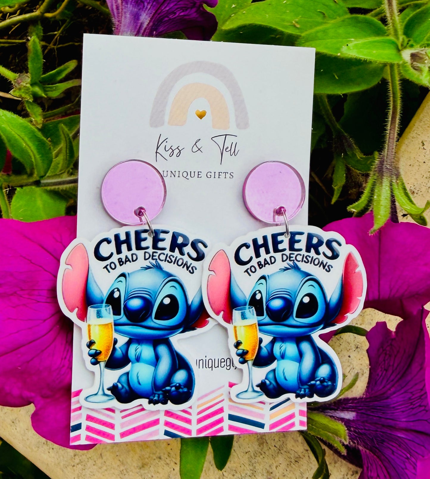 Stitch Cheers Dangle Earrings