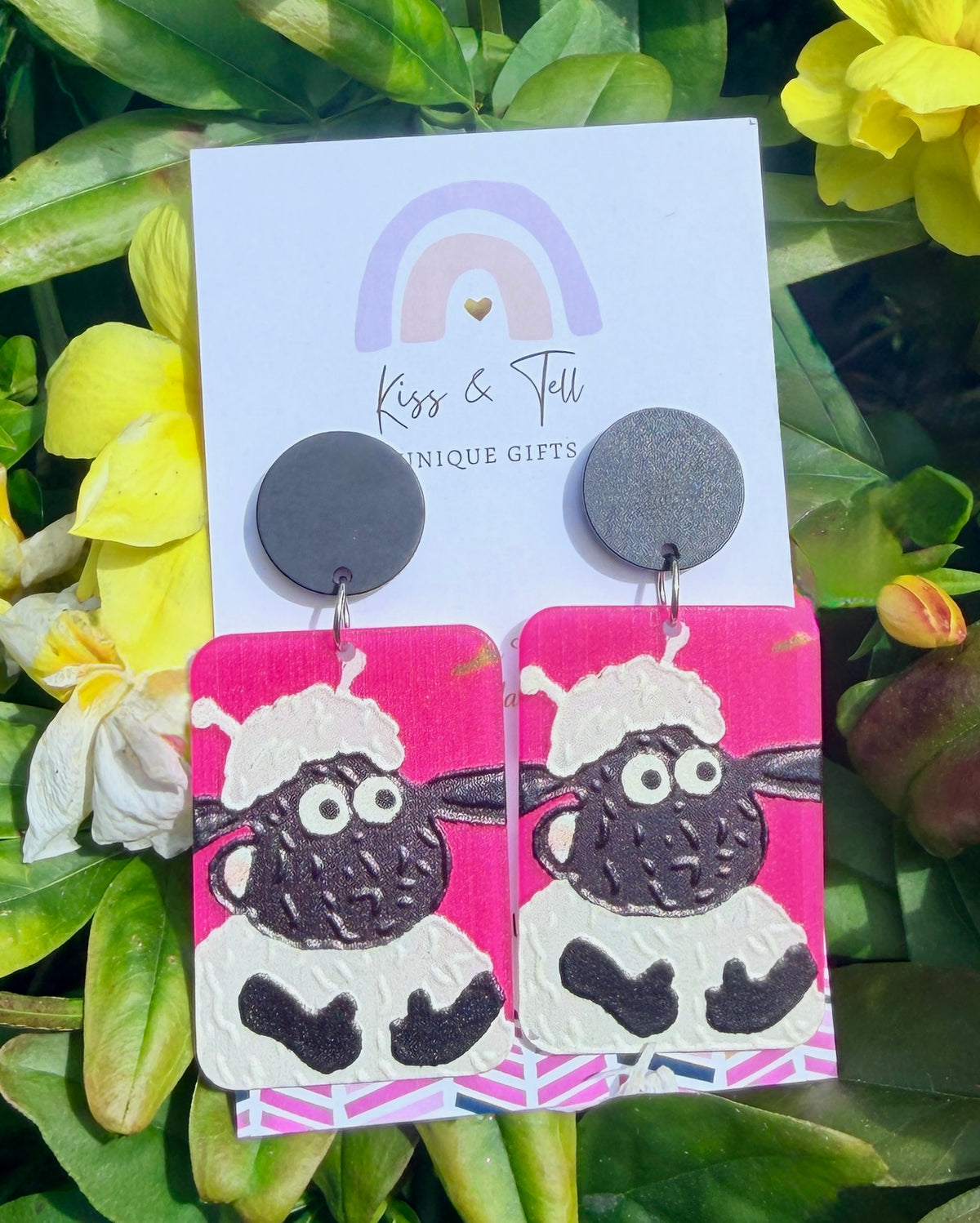 Shaun the Sheep Acrylic Earrings
