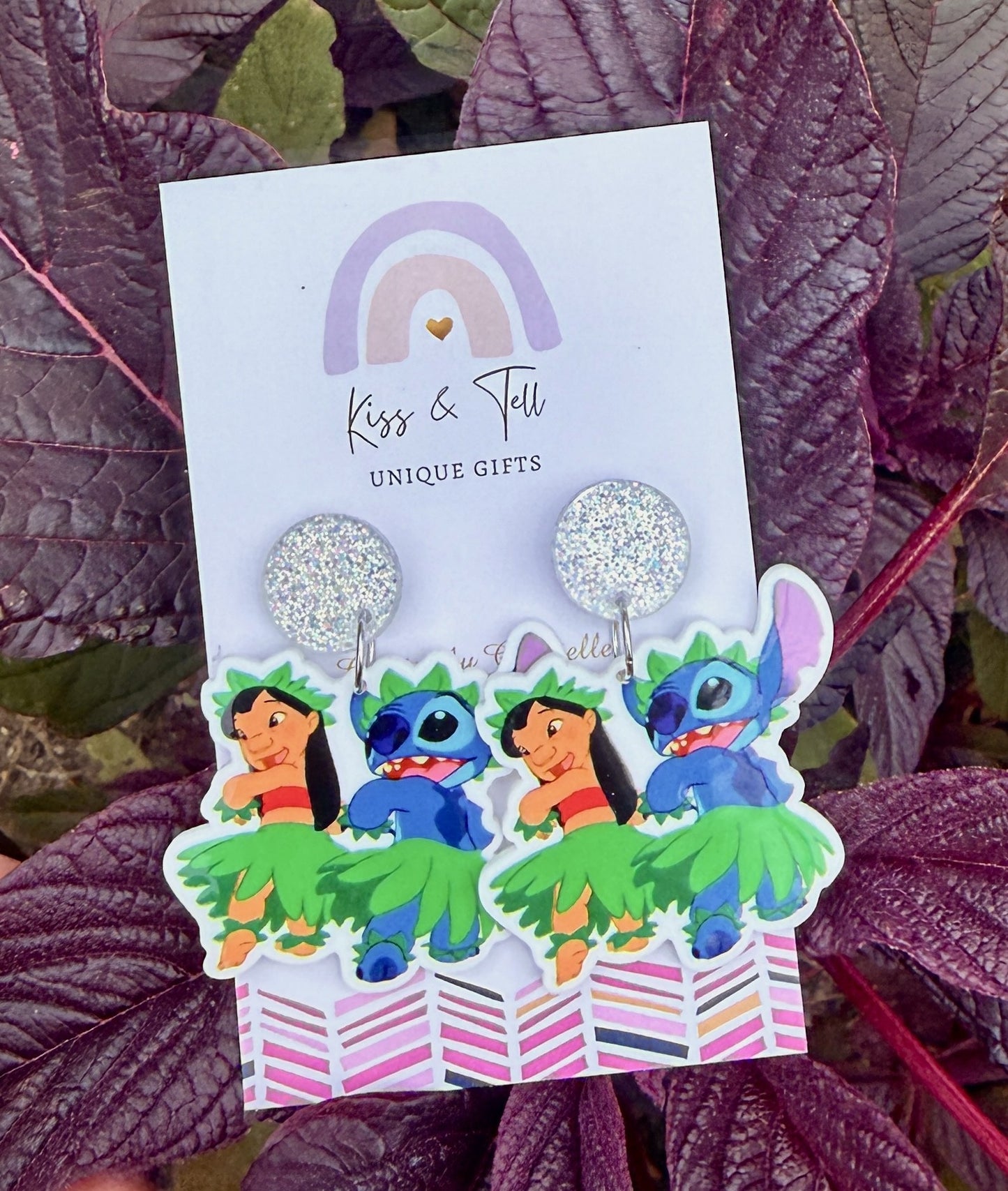 Lilo & Stitch Hula Dangle Earrings