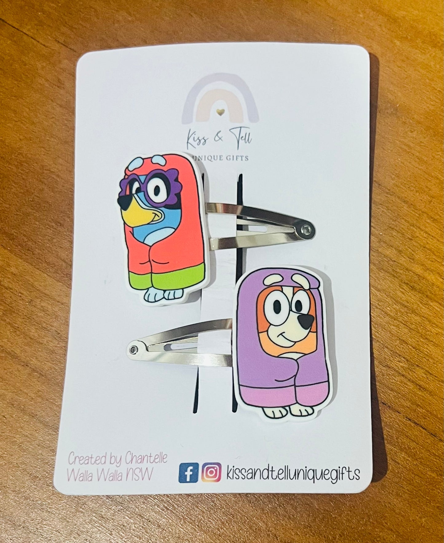 Bluey Grannies Hair Clips