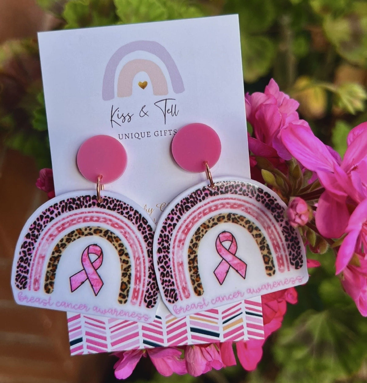 Breast Cancer Awareness Earrings