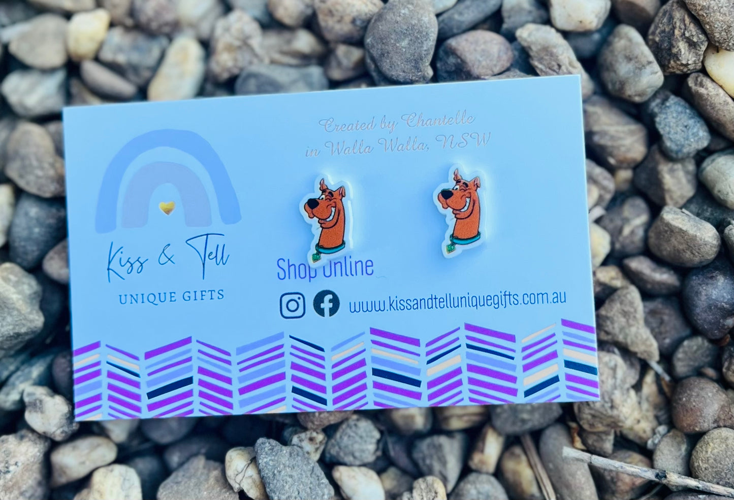 Scooby Doo Character Stud Earrings