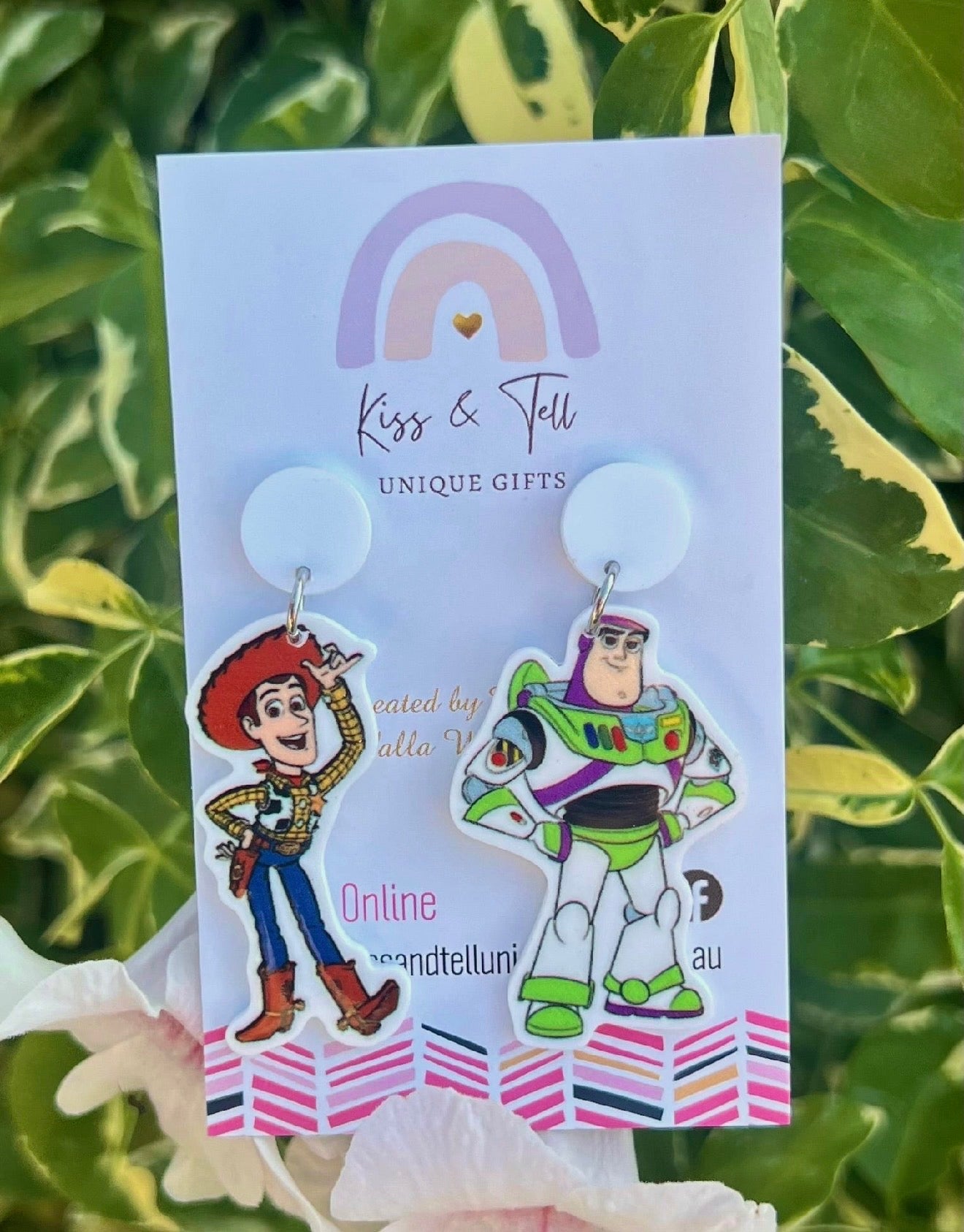 Toy Story Characters Dangle Earrings