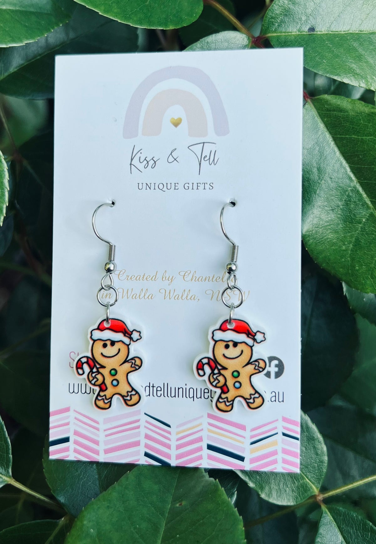 Gingerbread Man (Small) Dangle Earrings
