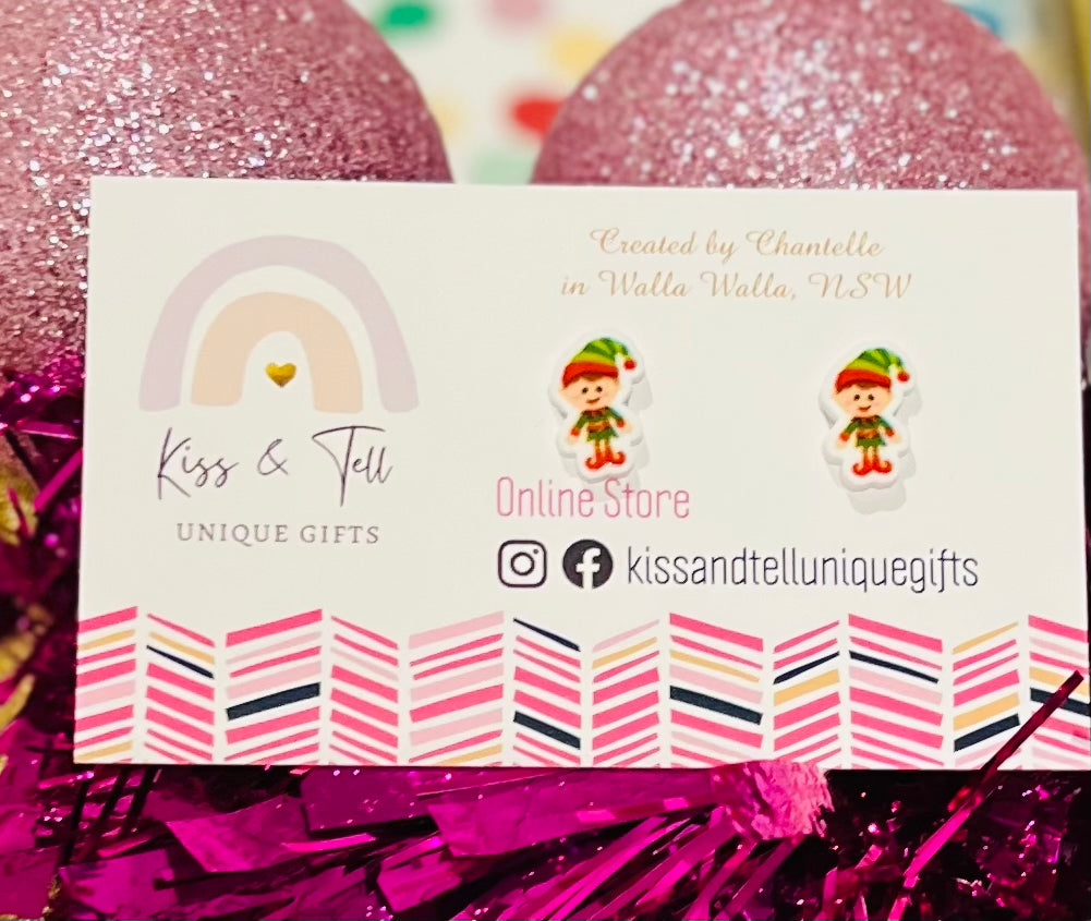 Christmas Elf (Small) Stud Earrings