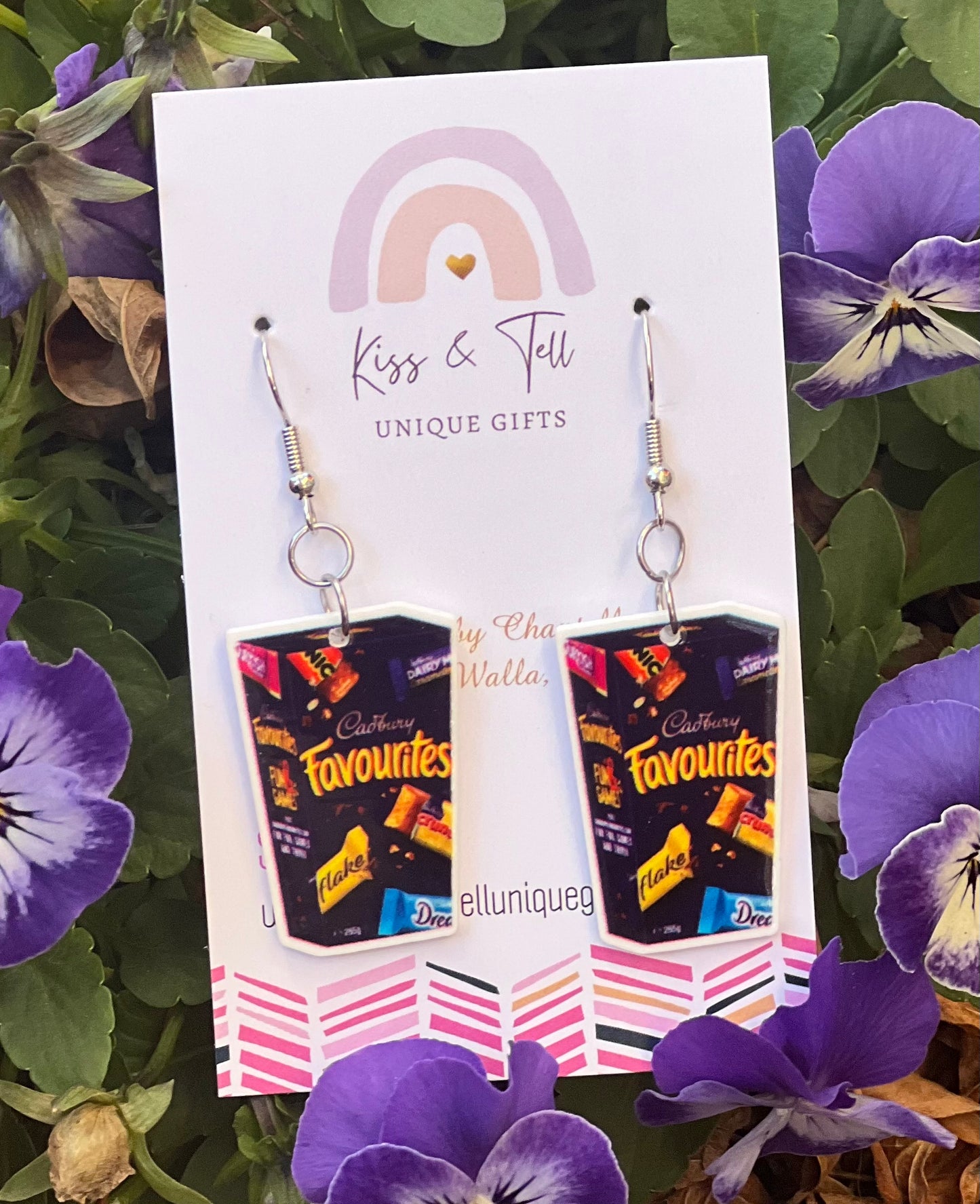 * SALE * Favourites Chocolate Dangle Earrings