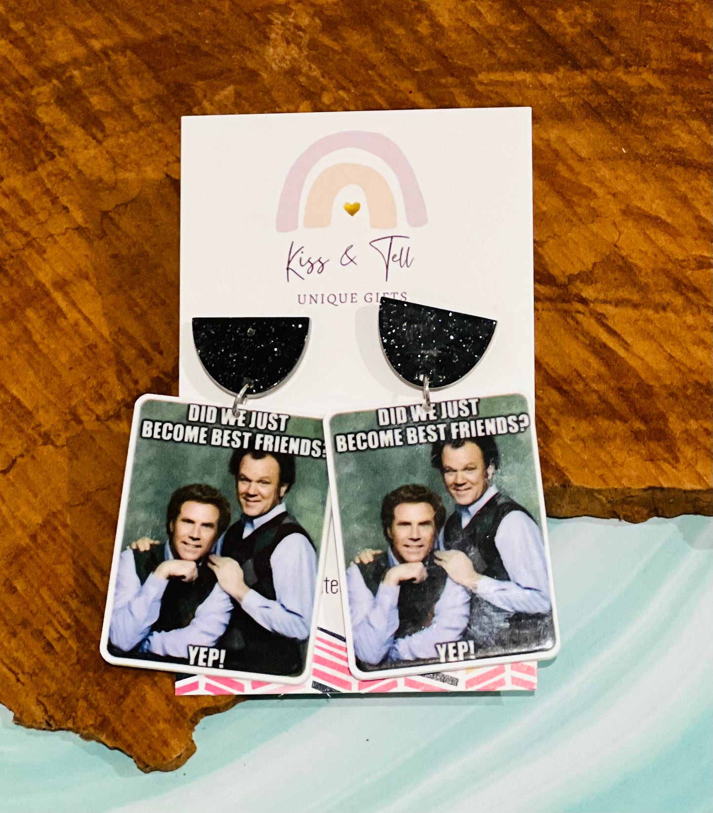 Step Brothers Movie Dangle Earrings