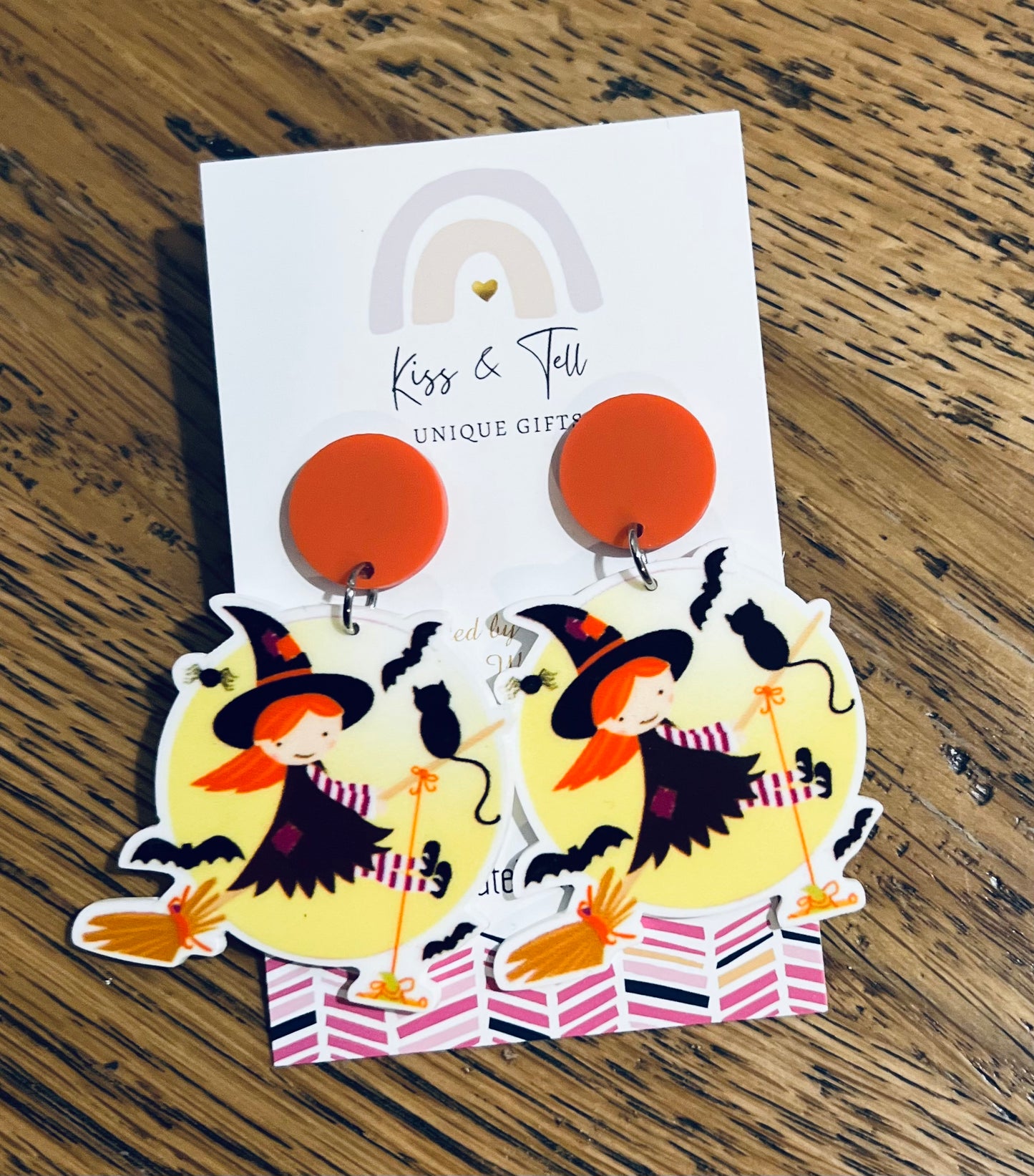 Halloween Witch Dangle Earrings