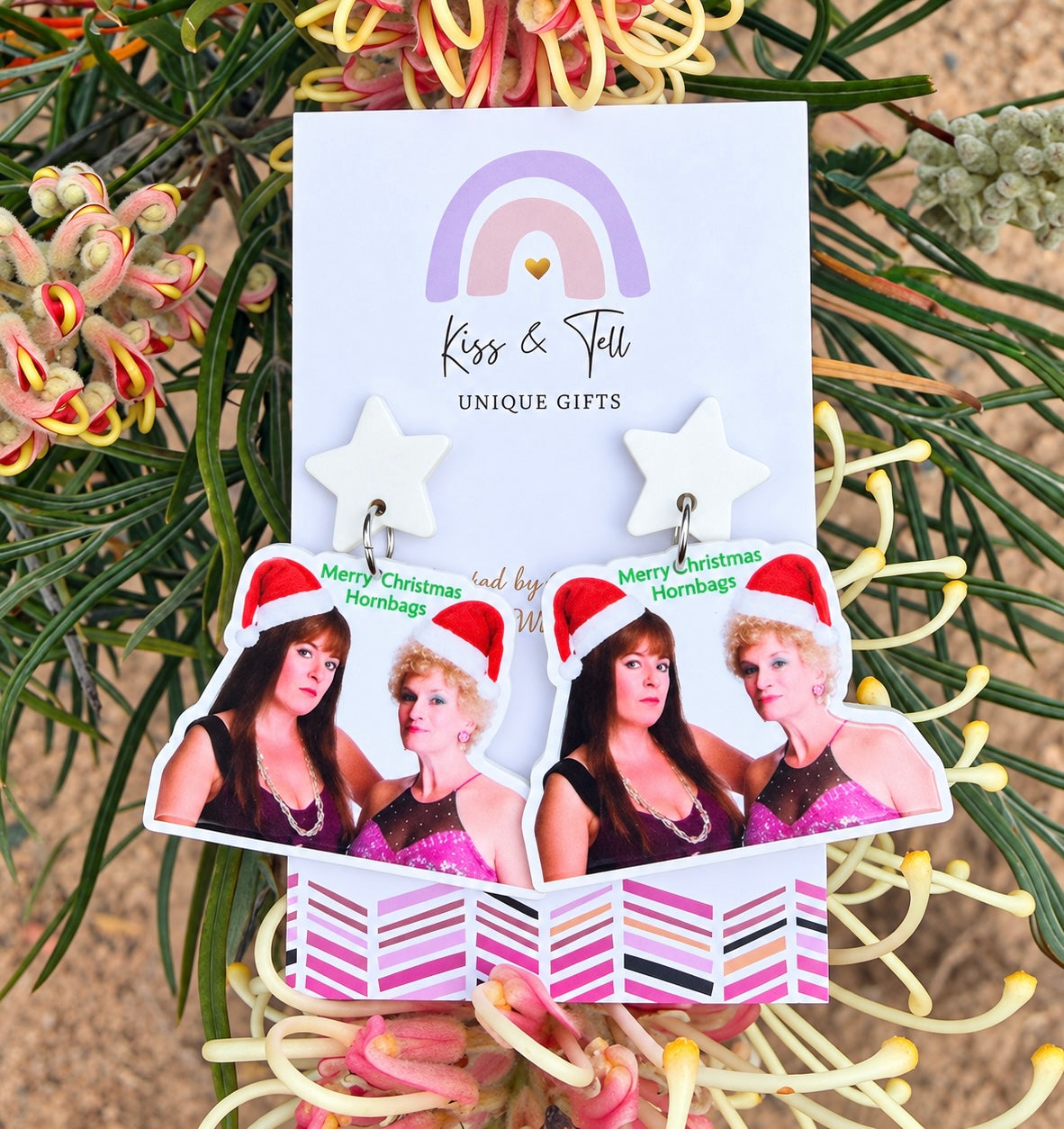 NEW Kath & Kim Christmas Dangle Earrings