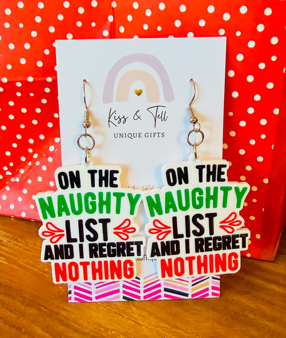 Novelty Christmas Statement Dangle Earrings