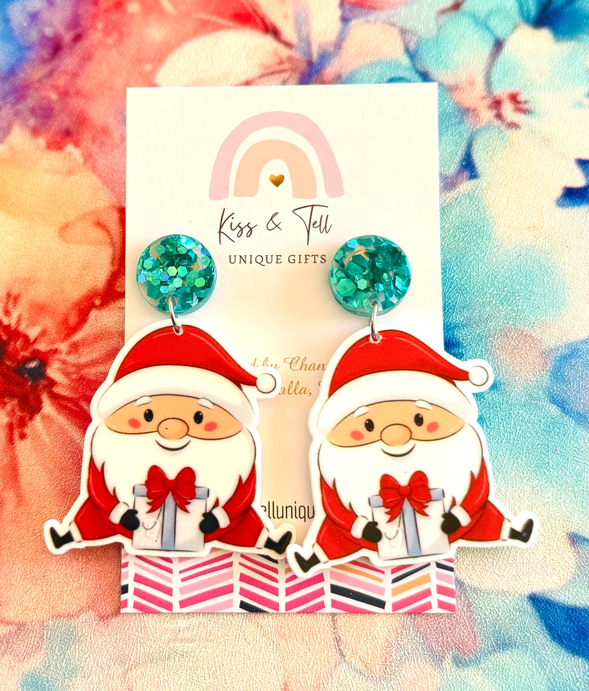 Cute Santa Dangle Earrings