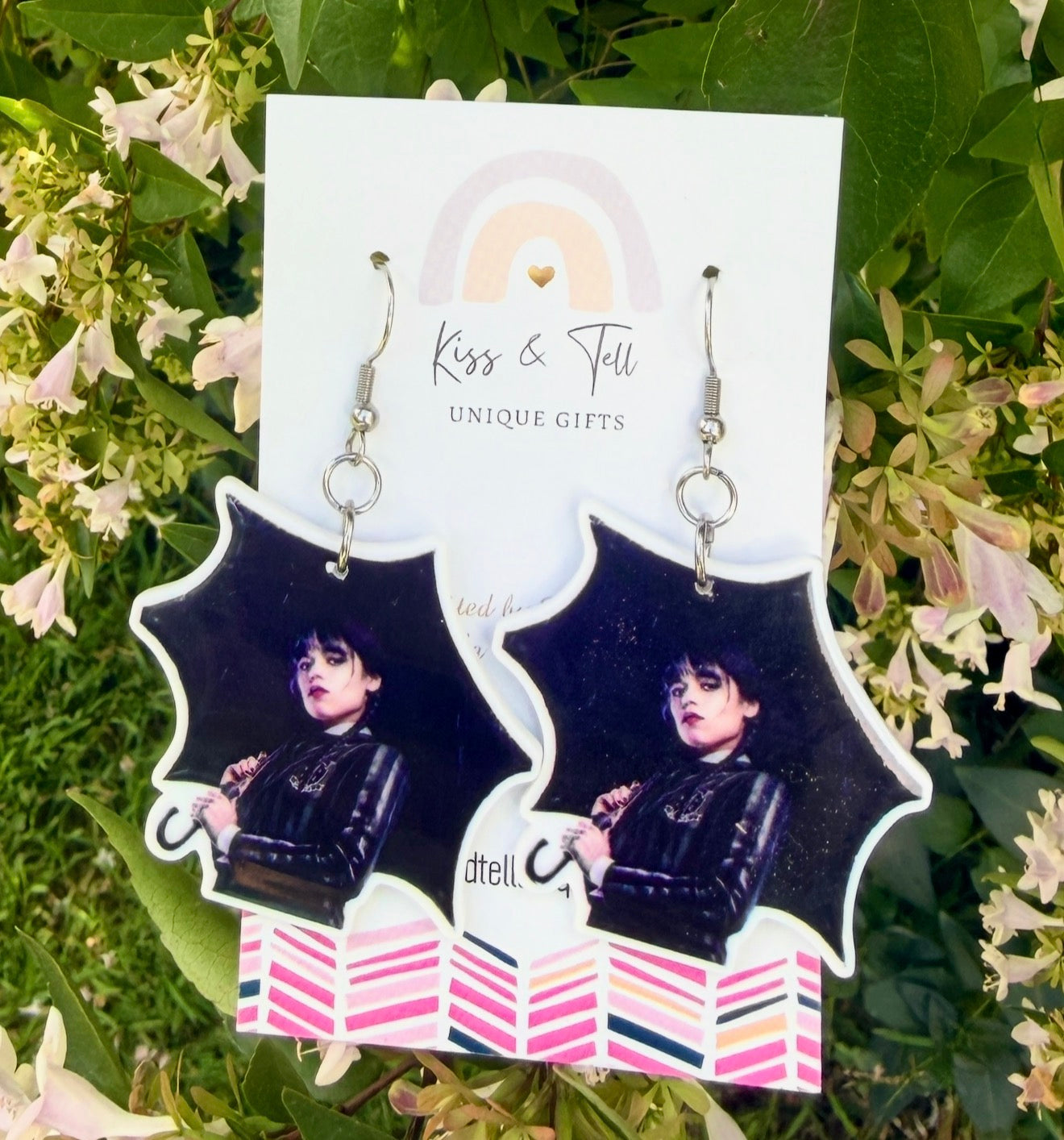Wednesday Addams Character Dangle Earrings