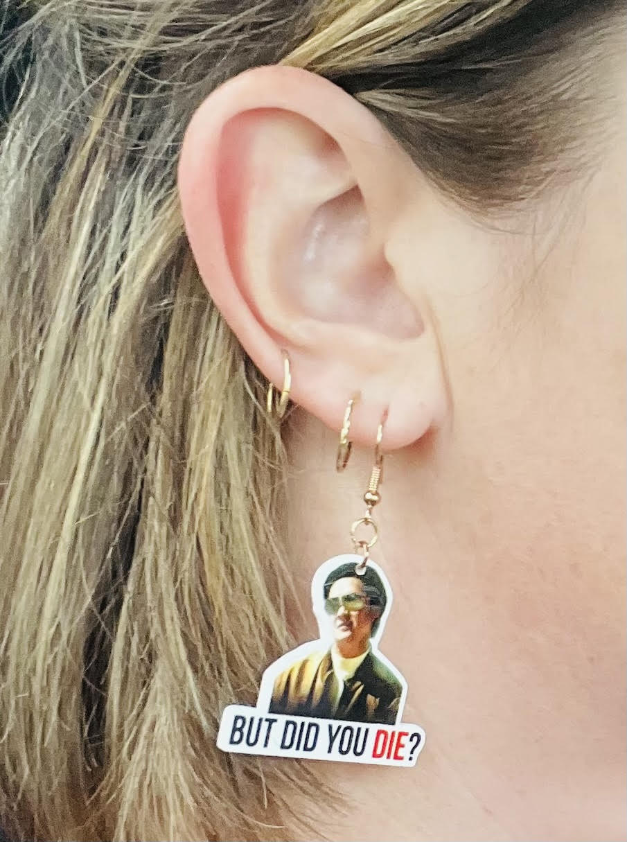 Mr Chow Character Dangle Earrings