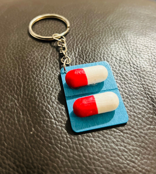 Novelty Medication Pills Keyring