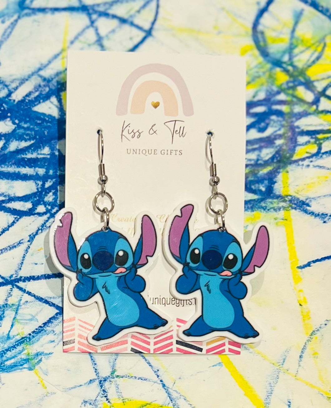 Stitch Dangle Earrings