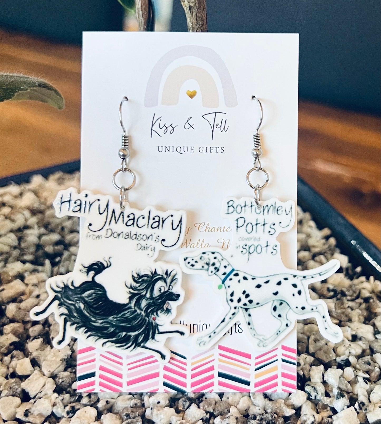 Hairy Maclary Book Character Earrings