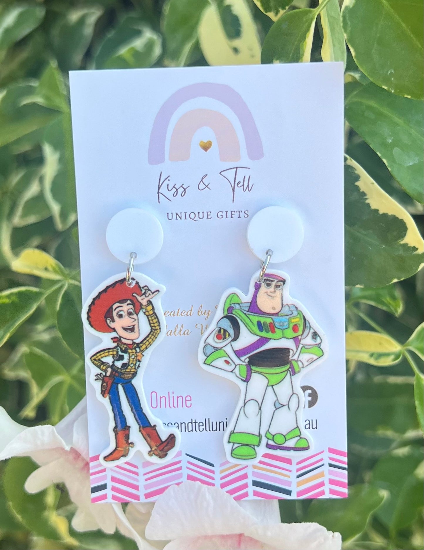 Woody & Buzz Toys Dangle Earrings