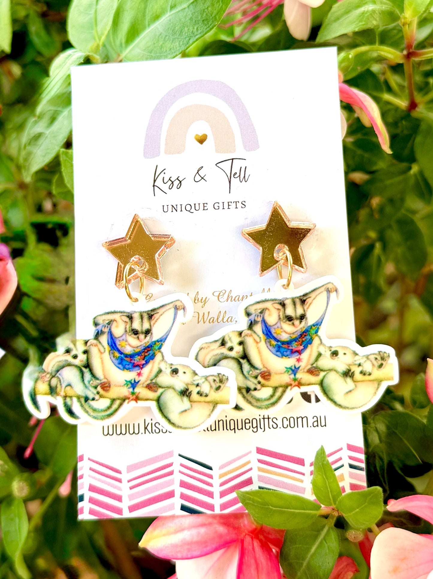 Possum Magic Book Dangle Earrings