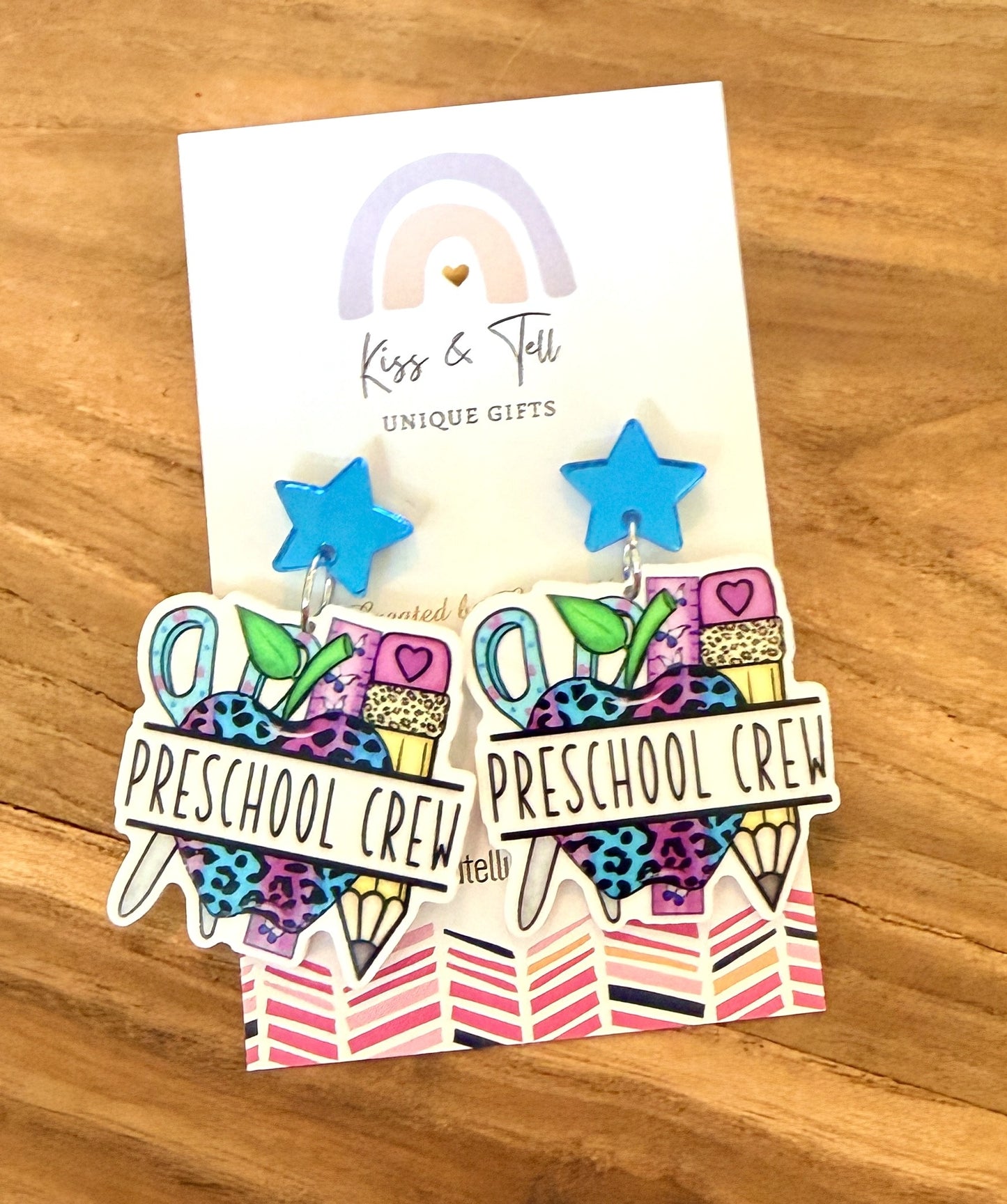 'Preschool Crew' Dangle Earrings