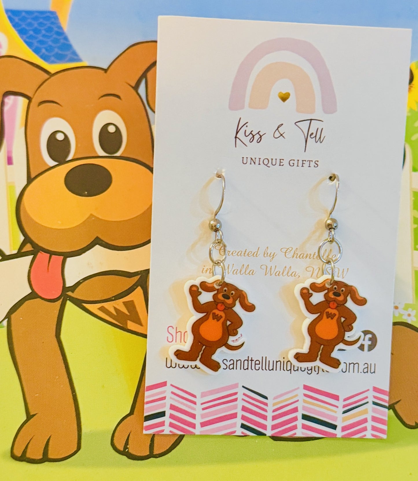 Wags the Dog (Small) Dangle Earrings