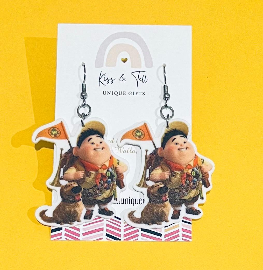 Up Movie Dangle Earrings