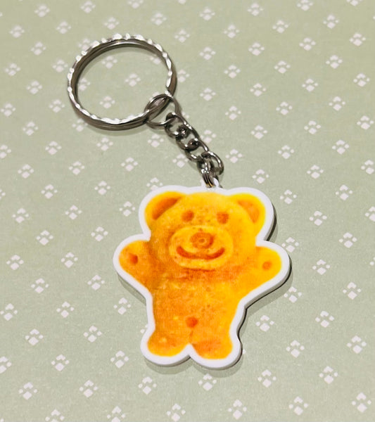 Teddy Biscuit Keyring