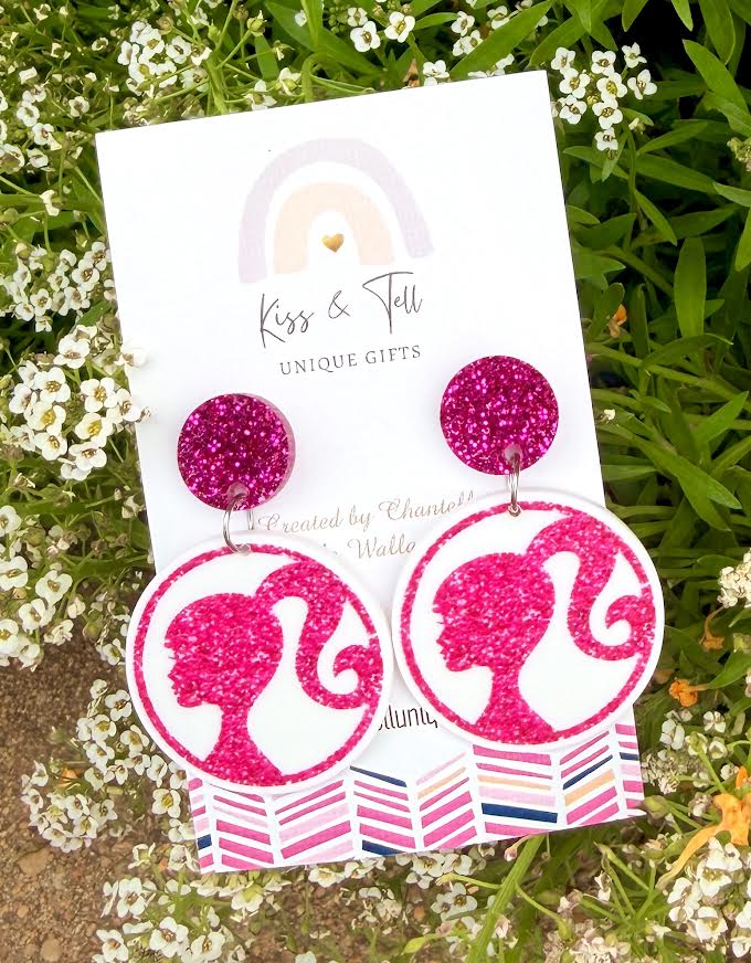 Barbie Circle Dangle Earrings