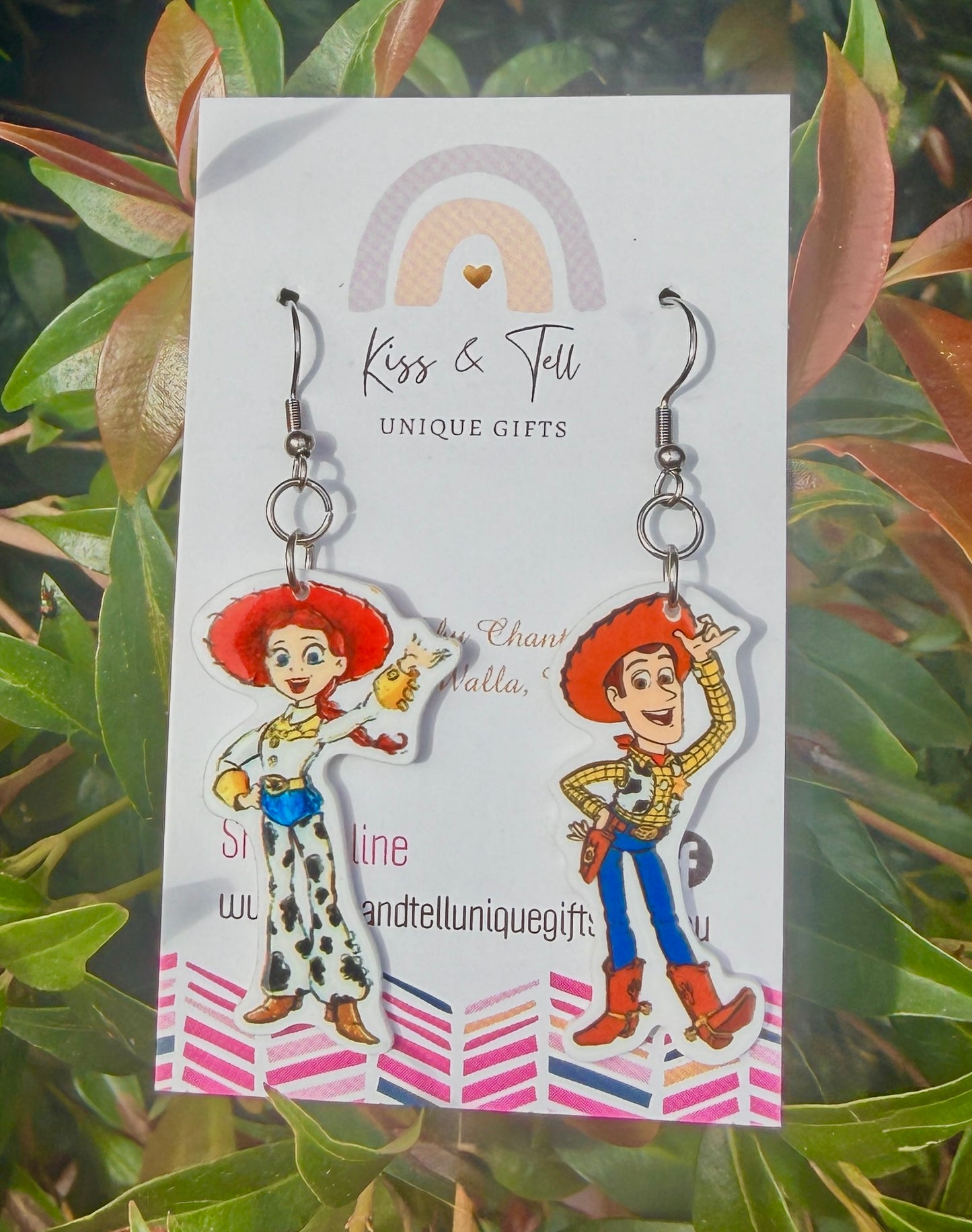Toy Story Characters Dangle Earrings
