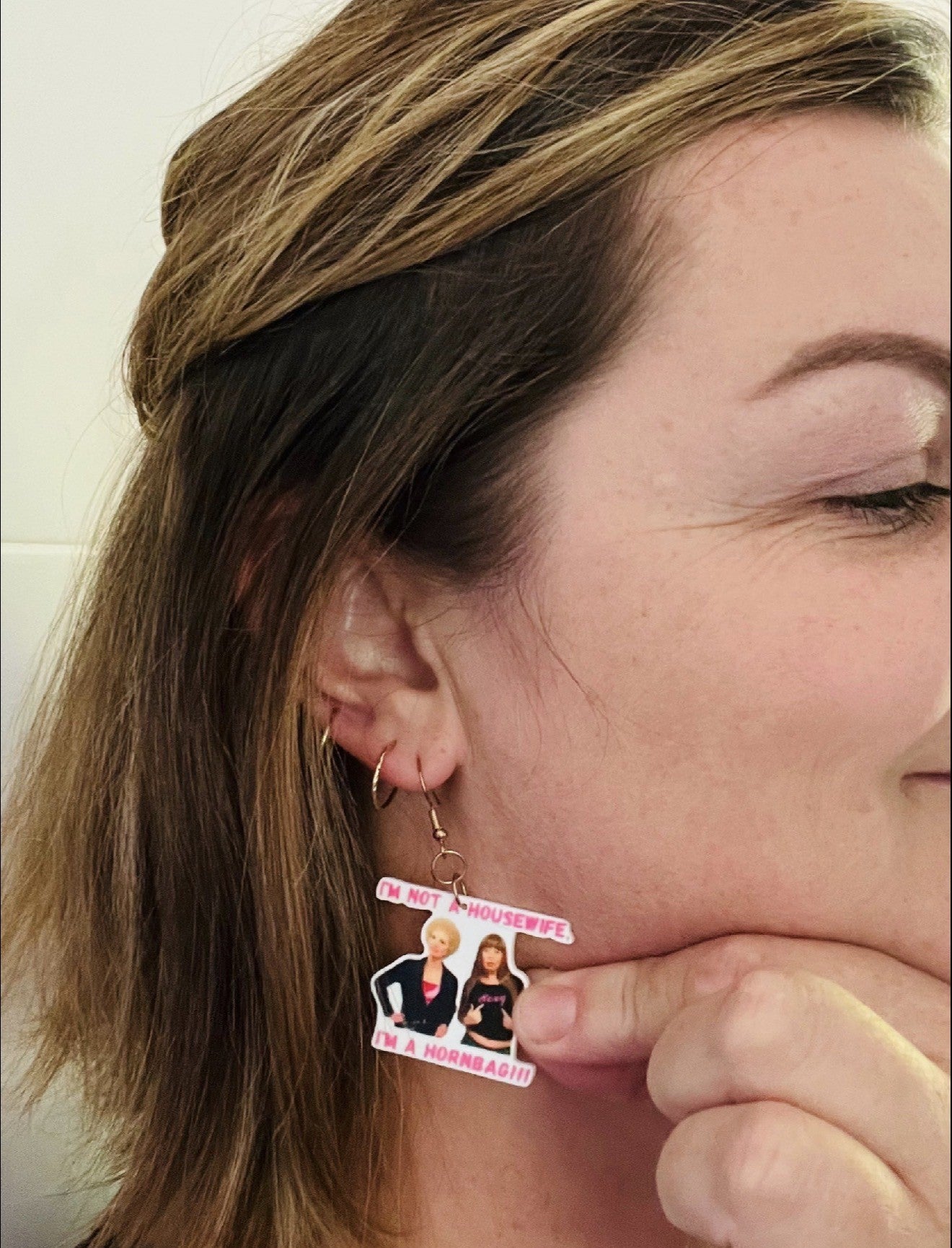 Novelty Kath & Kim Character Earrings