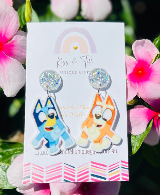 Bluey & Bingo Floss Dancing Earrings