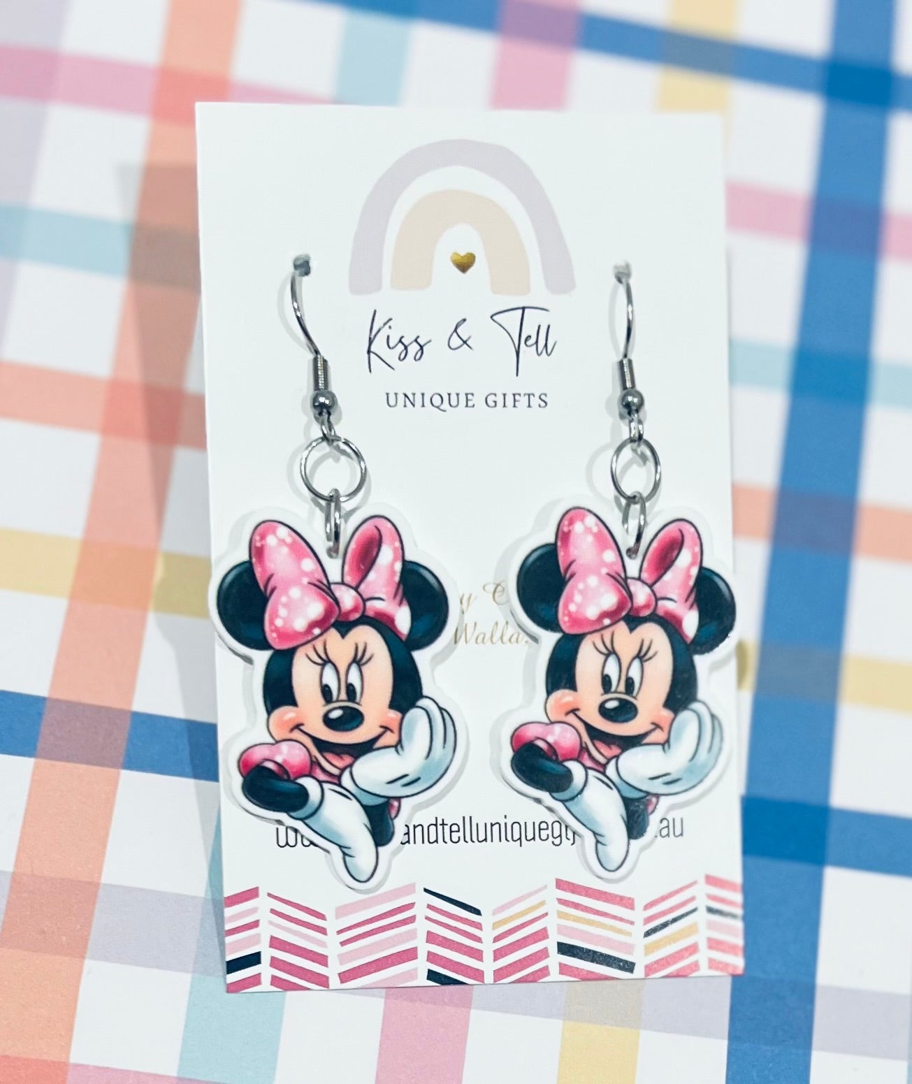 Mickey & Minnie Dangle Earrings