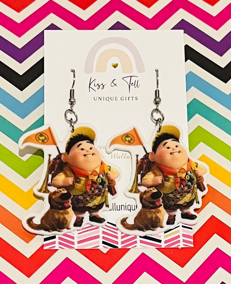 Up Movie Dangle Earrings