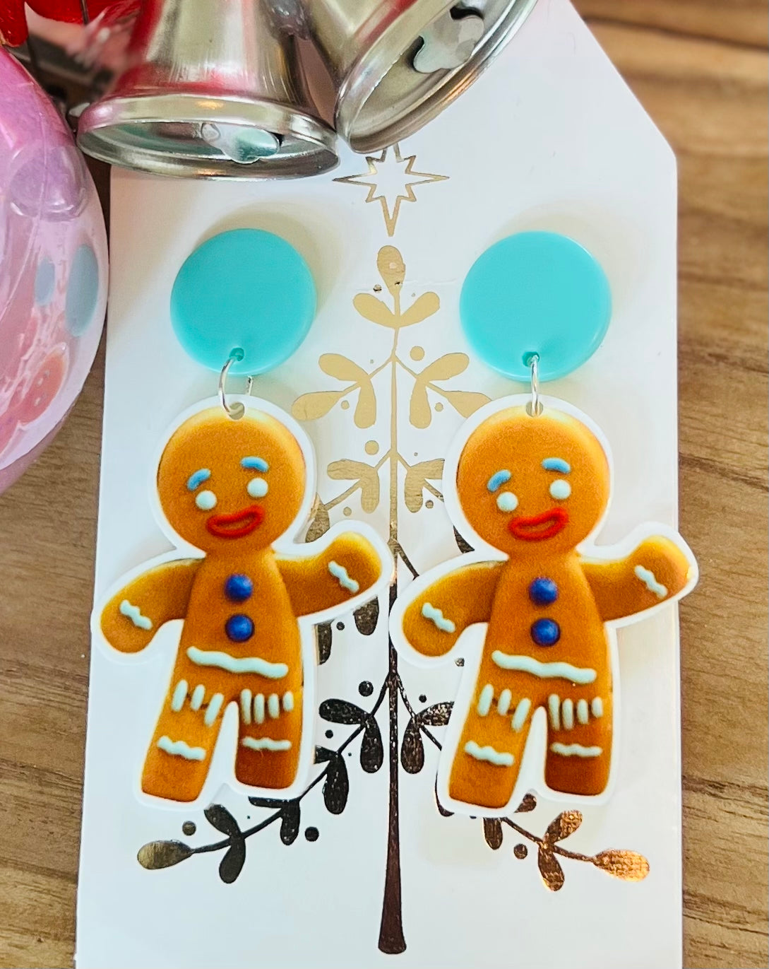 Shrek Gingerbread Man Earrings