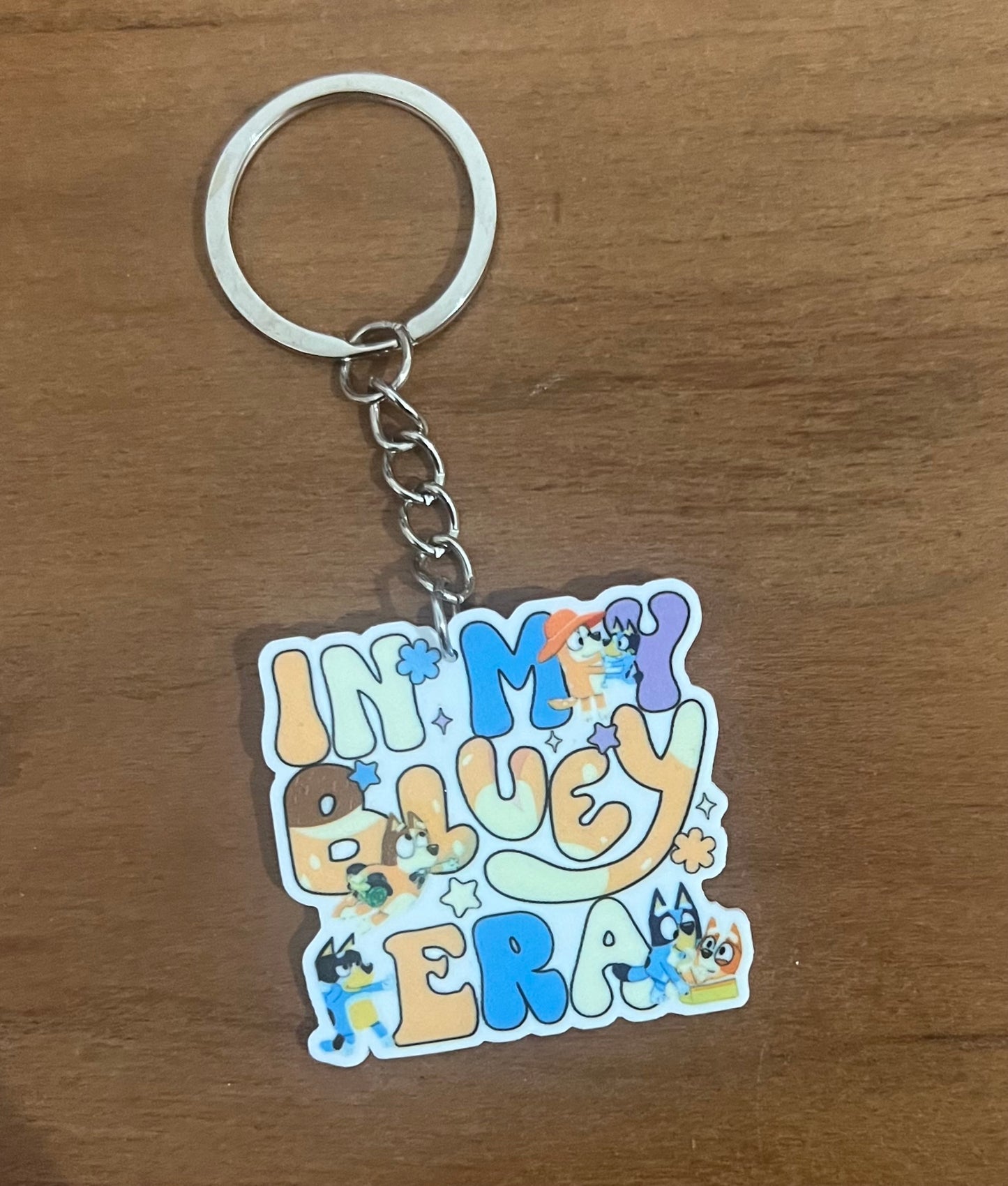 "In My Bluey Era" Keyring