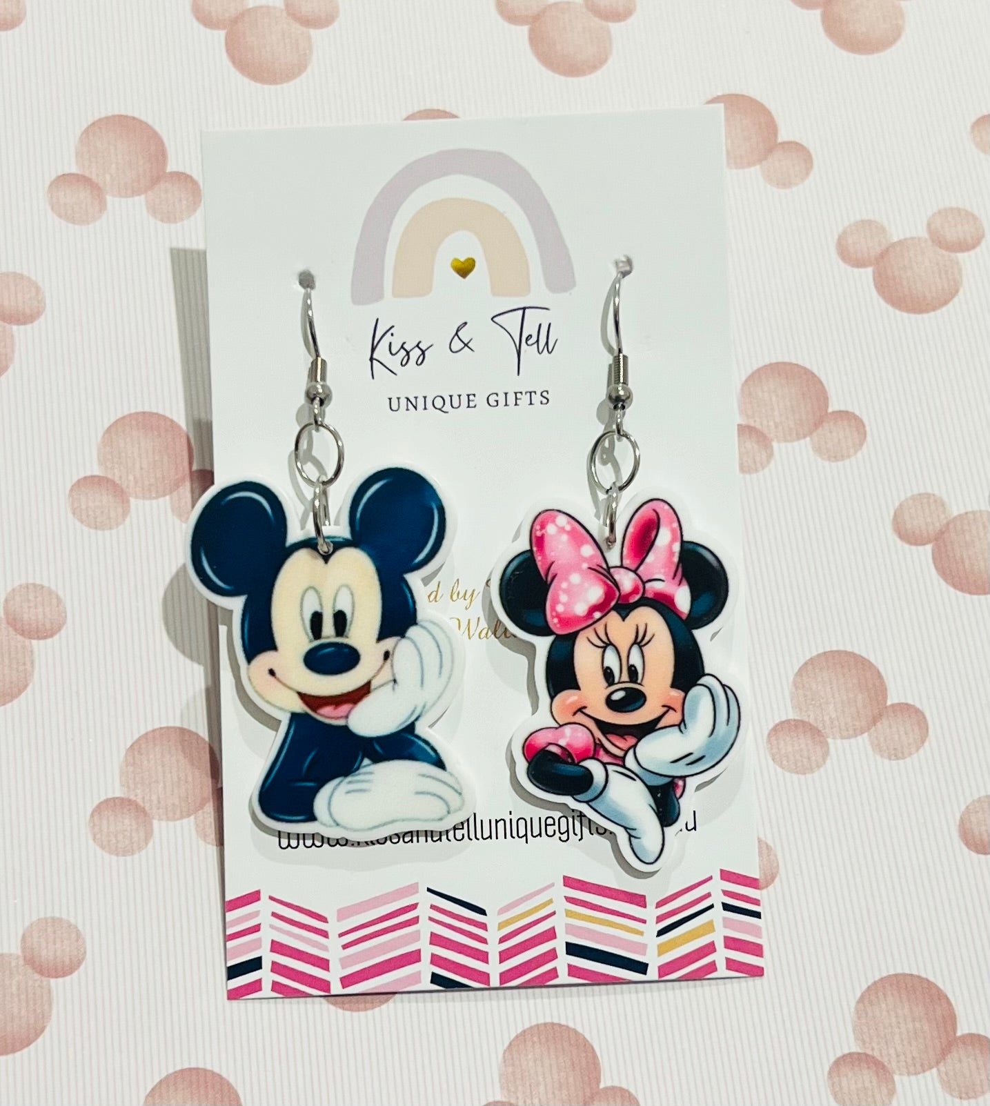 Mickey & Minnie Dangle Earrings