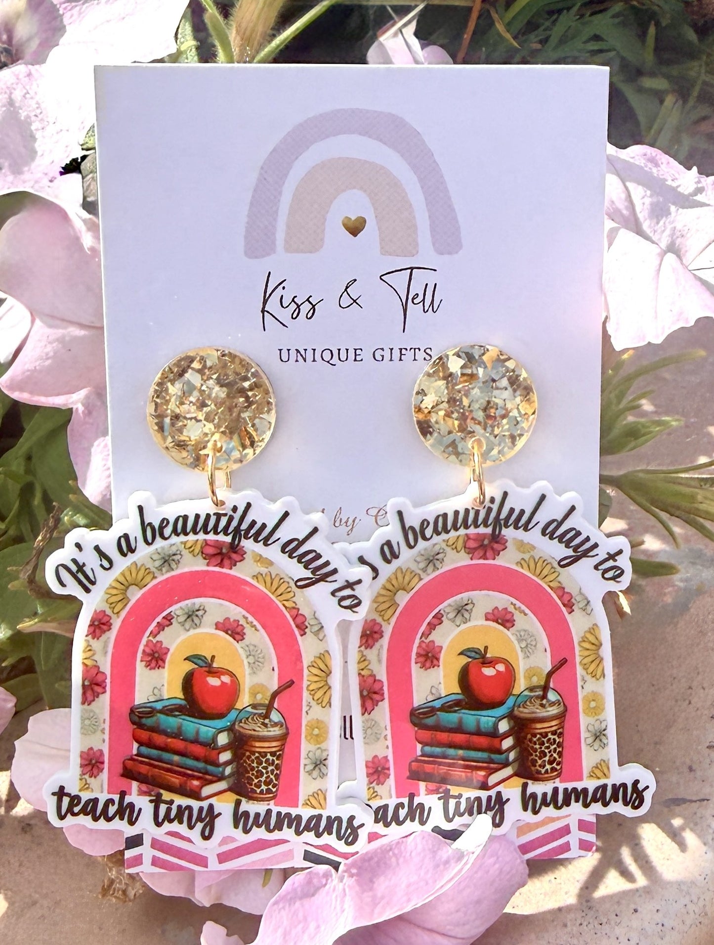 Teacher Statement Dangle Earrings