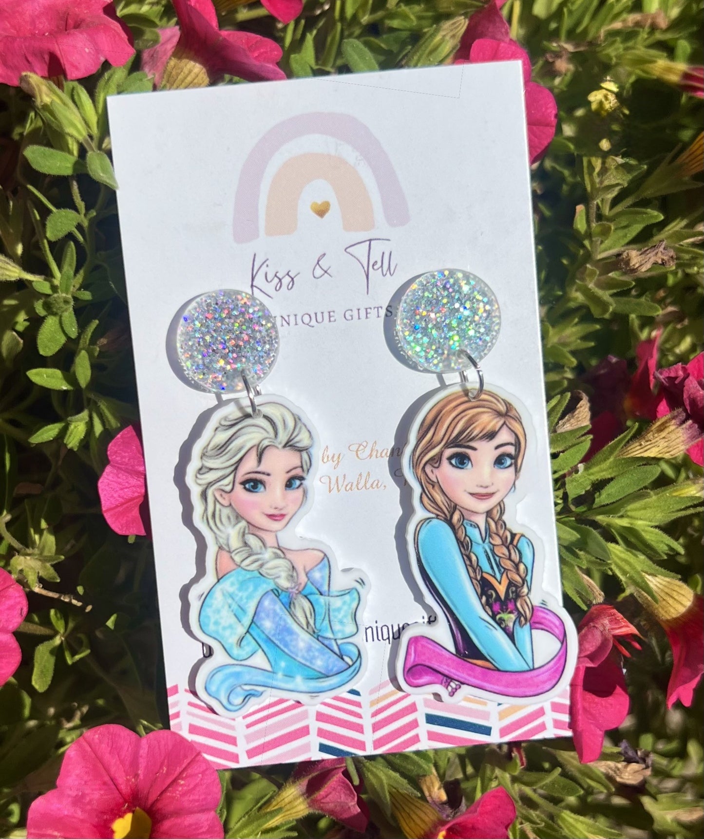 Elsa & Anna Dangle Earrings